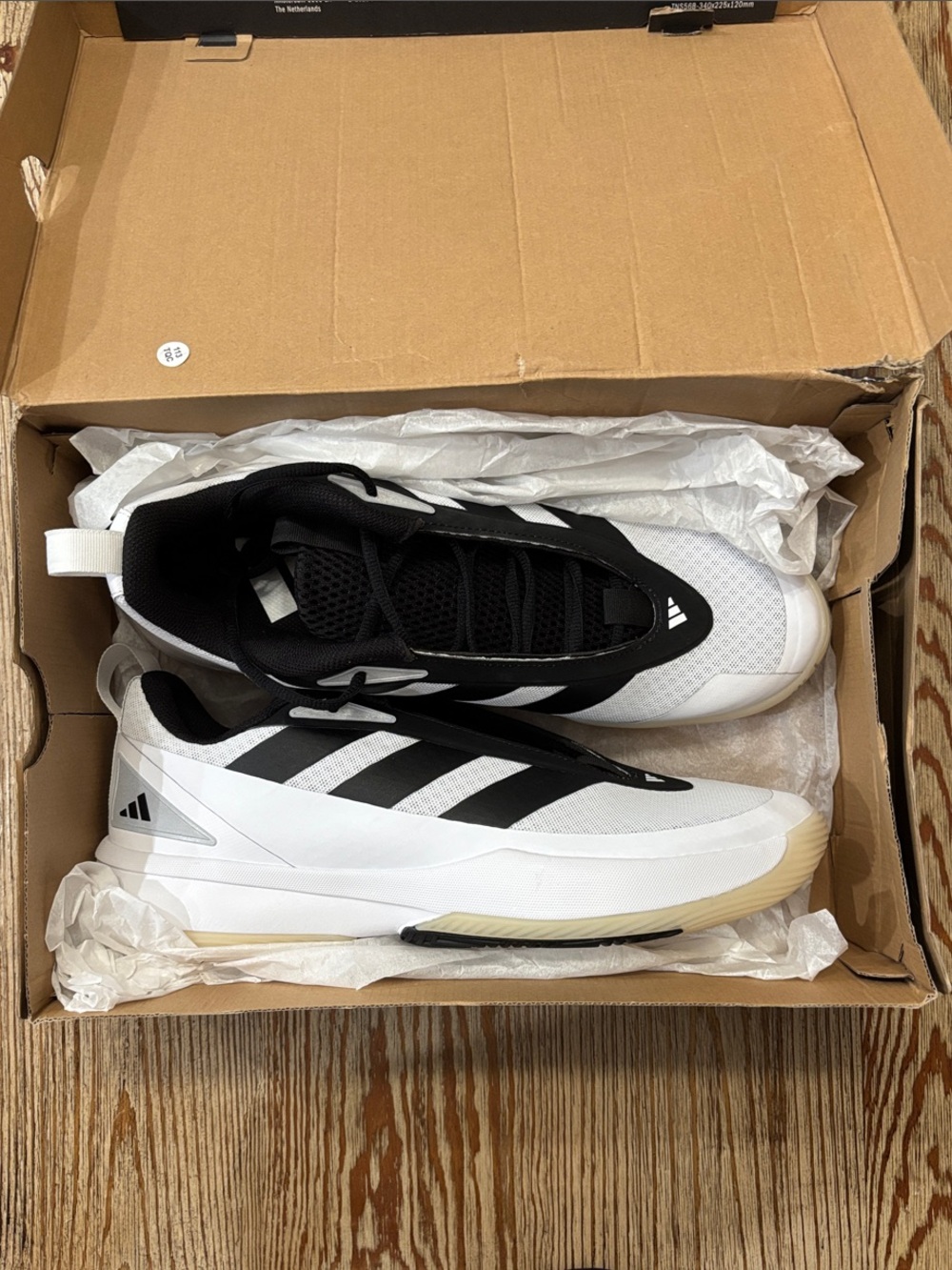 adidas SUBZONE Shoes - White & Black Sneakers with Cream Outsole - NWT
